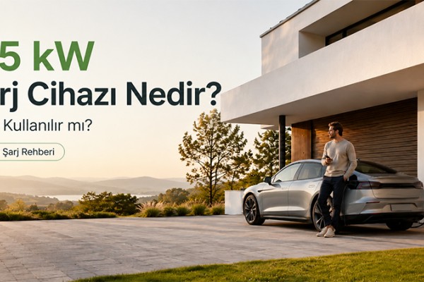 3.5 kW Elektrikli Araç Şarj Cihazı Rehberi: Evde Şarj, Amper ve Kullanım Alanları