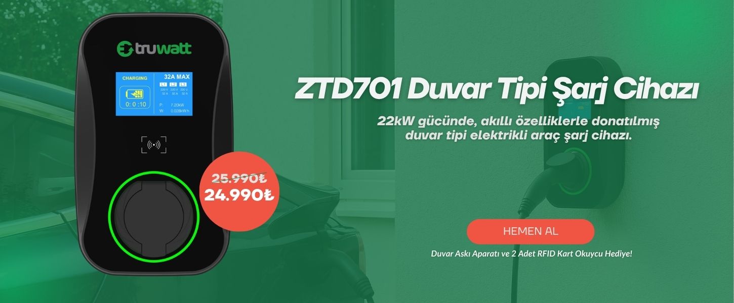 ZTD701 Elektrikli Araç Şarj Cihazı 22kw Görseli