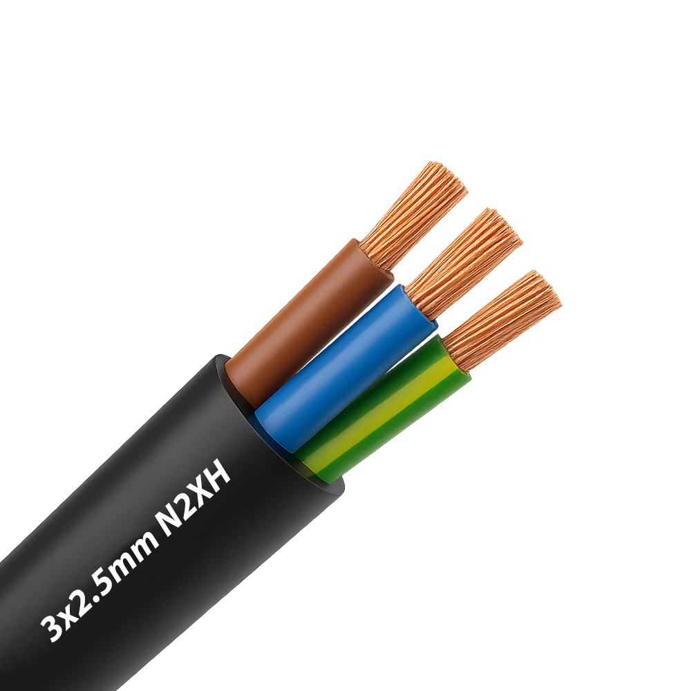 HES 3x2.5mm² N2XH halojensiz elektrik kablosu