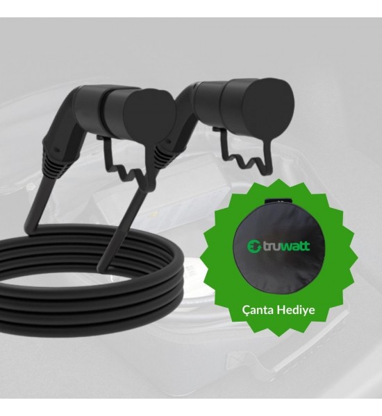 Truwatt ZT107 Elektrikli Araç Şarj kablosu Type-2 32A/22kW/380V (7 metre) Truwatt ZT107 Elektrikli Araç Şarj kablosu Type-2 32A/22kW/380V (7 metre)