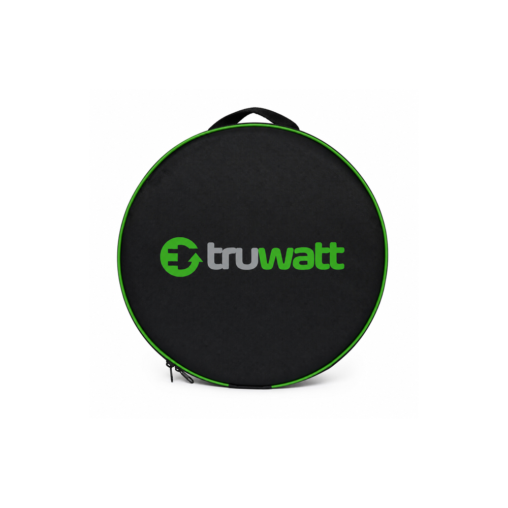 Truwatt ZTK130 EV Şarj Cihazı Taşıma Çantası Truwatt ZTK130 elektrikli araç şarj cihazı taşıma çantası su geçirmez kumaş EV şarj kablosu çantası