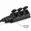 Truwatt ZTL100 3 Çıkışlı V2L Adaptör Truwatt ZTL100 Togg T10X ve T10F uyumlu 3 çıkışlı V2L adaptör
