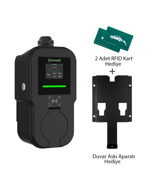 Truwatt ZTV501 22kW Taşınabilir Wallbox Elektrikli Araç Şarj Cihazı 32A/380V